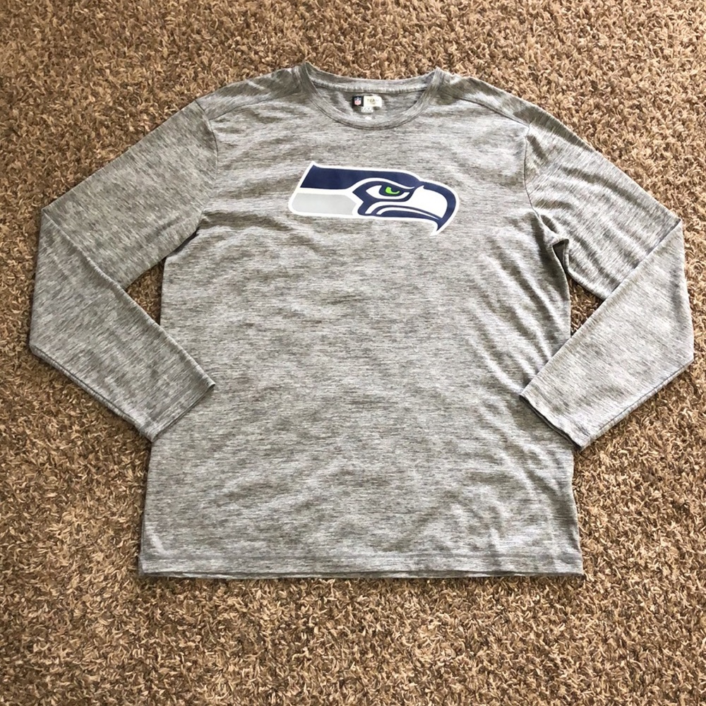 NFL Team Apparel Seattle Seahawks TX3 Cool Long Sleeve Shirt